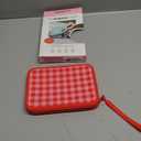Strapsicle Silicone Clutch for Kindle & E-Readers - Multi-Purpose Bag for Phone, Wallet & Keys - Fits 6'' Kindles, Kobos, Nook, 6.8" Paperwhite, iPad mini 6 - Anti-Dust Coating (Gingham)