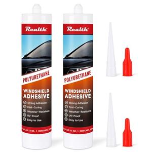 Polyurethane Windshield Adhesive & Sealant 300ML*2Pack - High Strength, Fast Curing Formula for Automotive Glass, Car Windscreen, RV Window - Professional Strength, Weather Resistant Crack Repair Glue