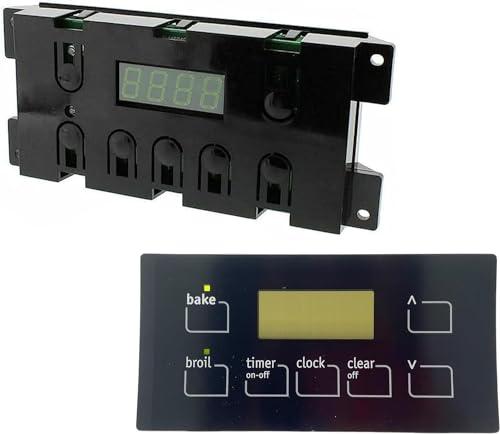 Generic 316455430 Range Oven Control Board Replacement for range oven stove with new Overlay frontcover included