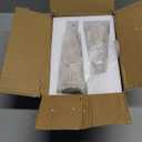 Christmas Decorations, Ceramic Christmas Tree, Small Farmhouse Christmas Decor Trees for Table Top, Mantle, Set of 2 (9.5" H & 7.5" H)