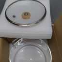 Glass Pots for Cooking on Stove, 1.8L/60 OZ Clear Simmer Pot Potpourri, Glass saucepan with Lid, Cookware for Stovetop