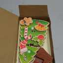 HUZU Christmas Tree Snap Builders 2025  Wooden Building Blocks, 3D Puzzle, DIY Montessori Fine Motor Toy, Christmas Ornaments, Decor, Gifts for Grandkids, Stocking Stuffers for Kids, Boys & Girls