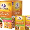 Wellness Healthy Indulgence Morsels Variety Pack Adult Wet Cat Food, Natural, Protein Rich, Grain Free, 2 Flavors, 3 oz, Pack of 8 Pouches (EXP 11/30/27)