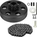 Go Kart Clutch for 2-6.5HP Engine 3/4" Bore 12T with #35 Chain Centrifugal Clutch Fit For Predator 212cc,Honda GC160 GC190 GX120,Go Kart, Minibike, Fun Kart 19.05mm