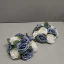 Flower Centerpieces for Wedding Tables: Wedding Table Decorations Dusty Blue & White Flower Balls Centerpieces for Engagement Cerebration Party Center Pieces 2 Packs
