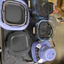 Ninja Crispi 4-in-1 Glass Air Fryer | 450F | Non-Toxic | 4QT & 6-Cup Glass Containers w/Lids | Microwave, Freezer, Dishwasher Safe | Max Crisp, Air Fry, Bake, Recrisp | Frosted Lilac | FN101PR