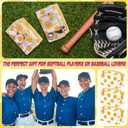 12 Pack Softball Clear Makeup Bags Team Player Gifts & Party Favors Transparent PVC Cosmetic Toiletry Pouch with Zipper Waterproof Travel Organizer Bulk 6.8 x 4 x 3.8 Inch