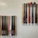 Generic Miniature Souvenir Baseball Bat Display Rack Set of Two