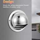 4 Inchapproximately 10.2 cmQuality 304 Stainless Steel Wall Air Vent Hood with Louver & Mesh - Ideal for HVAC, Dryers & Industrial Use