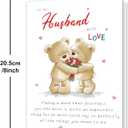 4 x Anniversary Card Gifts for Husband from Wife, Wedding Anniversary Card Gift for Husband, Happy Anniversary Card Gift for Men