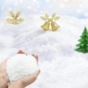 TURNMEON 35 Ounces Fake Artificial Snow Powder Christmas Tree Decorations, Sparkling Dry Plastic Faux Snowflakes for Christmas Decorations Home, Village Displays Holiday Winter Crafts