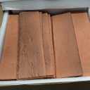 100 Vintage Brown/Red Faux Brick Wall Tiles, 3D Thin Brick Veneers for Bedroom, Bathroom, Kitchen, Fireplace and Fence Wall Panels (14.2 sq ft) (100 Pieces, 8.66"x2.36"x0.15")