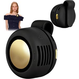 Portable Mini Clip on Fan, 3 Speeds USB Rechargeable 360° Rotatable Fan, Silent Bladeless Personal Fans