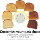 Hamilton Beach 2 Slice Extra Wide Slot Toaster with Bagel & Defrost Settings, Shade Selector with 7 Browning Levels, Toast Boost, Auto Shutoff, Black & Stainless Steel (22633)