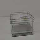 Pull Out Cabinet Organizer for Spices, Cans - Heavy Duty- Pull Out Spice Rack- Cabinet Pull Out Shelf for Cans,Dishes, Etc, 10-1/2"Wx10-3/8"Dx8-7/8" H, Chrome