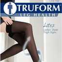 Truform Sheer Compression Stockings, 15-20 mmHg, Women's Thigh High Length, 20 Denier, Nude, Medium