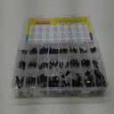 24 Values Electrolytic Capacitor Assortment Kit from 0.1uF to 1000uF 10V 16V 25V 50V in-line Aluminum Capacitors Set