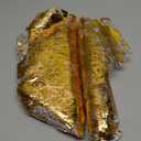 Ohanniewa Gold Table Runner 11 Inch x 16 Feet Glitter Metallic Gold Mesh Table Runner Roll Table Decorations for Wedding, Birthday, Banquet, Christmas