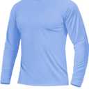 Boladeci Men's UPF 50+ Sun Protection UV SPF Shirts Long Sleeve Lightweight Quick Dry Swim T-Shirts Rash Guard (Medium)