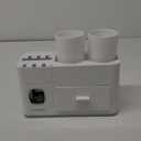 Wall-Mounted Toothbrush Storage Rack with Toothpaste Dispenser Gray Bathroom Organizer for Toothbrushes & Cups (2 Cup Gray (24.4x11.3x20cm/9.6x4.4x7.9in))