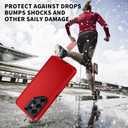for Samsung Galaxy S26 Ultra Case [Shockproof] [3-Layer][Military-Grade] Full Body Protection Rugged Heavy Duty Cover Case for Galaxy S26 Ultra 5G,Red/Black