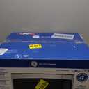 GE GCST11X1WSS Microwave Oven, 950-watt 6 Auto Cooking Settings, Child-Lock Technology, Kitchen Essentials for The Countertop, Dorm Room or Apartment, 1.1 Cu. Ft, Stainless Steel