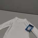 Gerber Unisex Baby Toddler UPF 50+ Long Sleeve Rashguard Swim Shirt (12 Months, White)