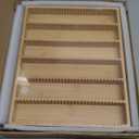 WELL WENG for Nespresso Vertuo Capsules - Premium Bamboo Coffee Pod Drawer Insert Organizer for Counter (48 Big or 60 Small Pods)-14.84" Wx11.81" Dx1.54" H