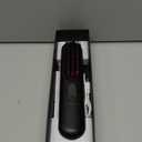 Go Brush Pro 2026, Cordless Hair Straightener Brush, Mini Hair Straightener with 4 Temperature Settings, Portable Hair Straightener Brush with MCH Heating and Ionic & Ceramic Care for Women (Black)