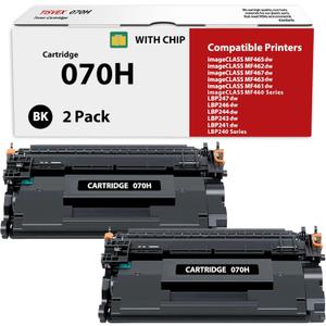 070H Toner Cartridge Compatible for Canon 070H Toner Cartridge 070 Toner Cartridge CRG070 CRG070H for imageCLASS MF465dw MF462dw LBP246dw LBP247dw 2 Pack