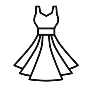 Casual Dress Semi Formal Fit Black, M