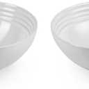 Le Creuset Stoneware Set of 4 Soup Bowls, 22 oz. (6.25") each, White
