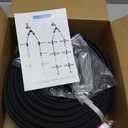 Upgraded 230FT Drip Irrigation System with 1/4" Soaker Hose -Weeping Technology for Deeper Root Watering,Garden Watering System for Raised Beds, Greenhouse, Lawn - Save Water