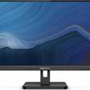 24-inch Full HD IPS Monitor, 75 Hz, 1080P, HDMI, Display Port and VGA Input, Adjustable Stand, VESA Compatible, Built-in Speakers for Office and Home, Black