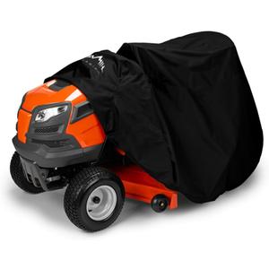 Himal Outdoors Riding Lawn Mower Cover waterproof Heavy Duty 420D, Universal Fit for Tractor Decks up to 54", Windproof Buckles & Velcro Design, Turn Mower Cover for Outdoor Storage