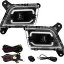 LED Fog Lights for 2019-2023 Chevrolet Silverado 1500 2500HD 3500HD, Trucks Fog Lamps Assembly With Daytime Running Lights and Turn Signal Lights