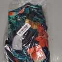 Men's Vacation Beach Outfits 2 Piece Shorts Set Tropical Floral Hawaiian Button Down Shirt and Shorts, Large