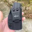 IWB Kydex Holster Compatible with Sig Sauer P365 / P365 SAS / P365 X, Inside Concealed Waistband Carry Holster for Sig P365 Holster - Adj. Cant Retention, Cover Mag-Button