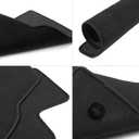 Floor Mats Compatible with 2010-2015 Chevrolet Camaro, Black Nylon Factory Fitment Car Floor Mats Front by IKON MOTORSPORTS, 2011 2012 2013 2014