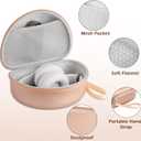 Hard Shell Travel Case Compatible with Beats Studio Pro/Studio3/Solo4/Solo3/ Solo 2 Bluetooth On-Ear Headphones (Gold 2)