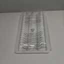 Simple Houseware Stainless Steel Plate Drying Rack with Drainboard, Chrome (1-Pack)