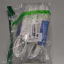 DEWENWILS 3FT 360 Rotating Flat Plug Extension Cord/Wire, 16AWG Multi 3 Outlet Extension Cord, 3 Prong Grounded Wire for Small Appliances, 2 Pack, White