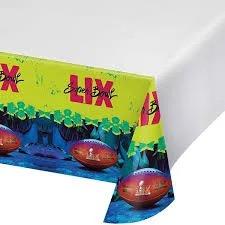 Super Bowl Lix Plastic Tablecover 2 Pack 54x102 Inch