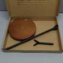 TJ.MOREE Farmhouse Paper Towel Holder Countertop, Easy One-Handed Tear Wood Paper Towel Stand for Kitchen Dining Table