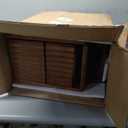 Narrow Bedside Table with Drawers & Storage, Farmhouse End Table Modern Side Table for Bedroom Livingroom Sofa Office