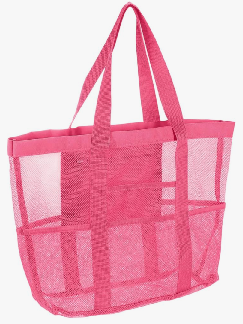 uxcell Mesh Beach Tote Bag, Upgraded Beach Towel Bags, Pool Bag for Vacation Travel Daily, Large