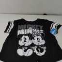 Disney Women's Plus Size Mickey and Minnie Mouse Jersey Tee, 1X, Black