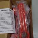 E-cowlboy Door Handle Cover Inserts+Tailgate Handle Cover+Recess Guard for 2007-2018 Jeep Wrangler JK JKU Sports Sahara Freedom Rubicon Unlimited Exterior Accessories (Orange 15PCS)