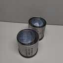 TOPZEA Set of 4 Kitchen Utensil Holder, Stainless Steel Cooking Utensil Organizer Kitchen Tools Flatware Holder Utensil Drying Cylinder Countertop Silverware Caddy