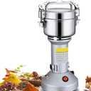 Grain Grinder Mill 250g Electric Stainless Steel Grain Grinder 1480W High-speed Spice Herb Grinder for Corn,Flour,Wheat,Pepper and Coffee Bean